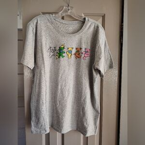 Grateful Dead Dancing Bears T Shirt Womens Size Large